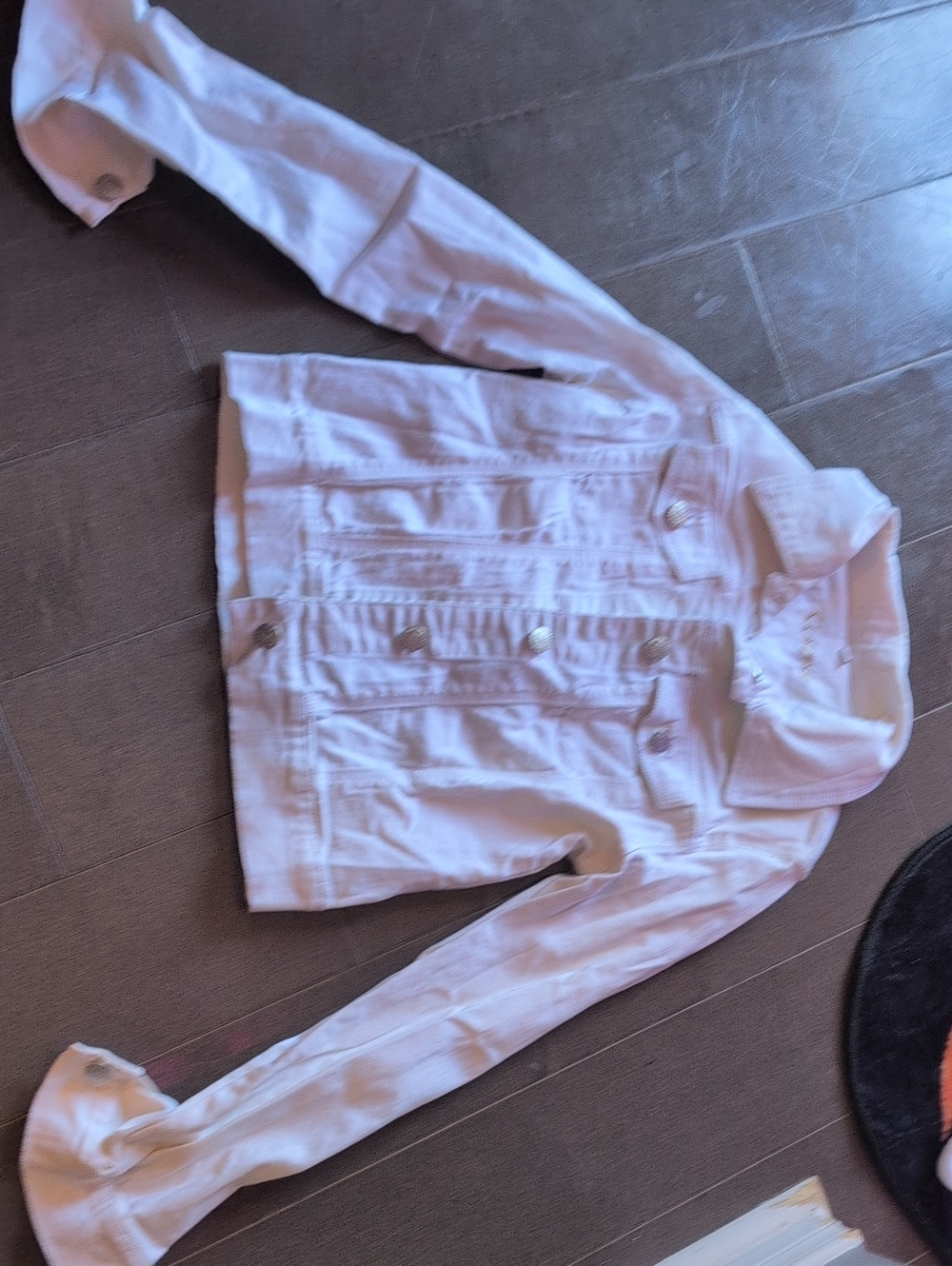 HOT White Denim Jacket